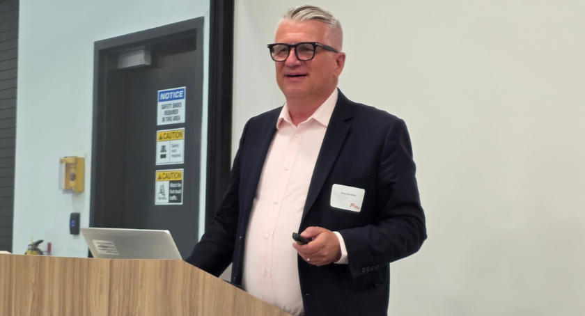Walter Benz presents on the benefits of Ecolyne.
